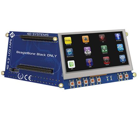 4D Systems 4DCAPE-43T – displaymodul