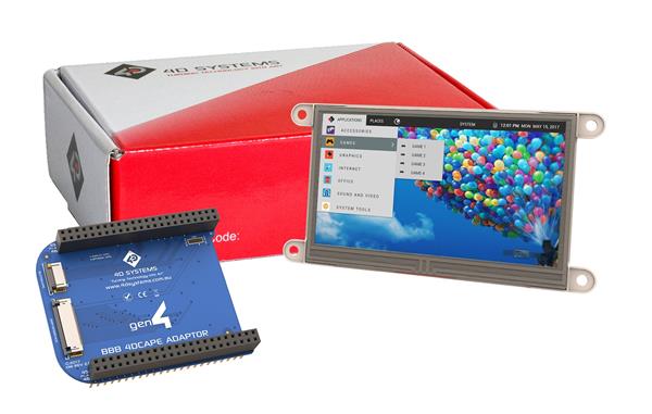 4D Systems gen4-4DCAPE-43T – displaymodul