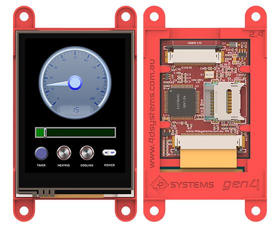 4D Systems gen4-uLCD-24PT – displaymodul