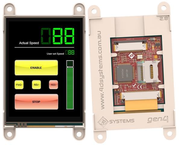 4D Systems gen4-uLCD-28DT – displaymodul