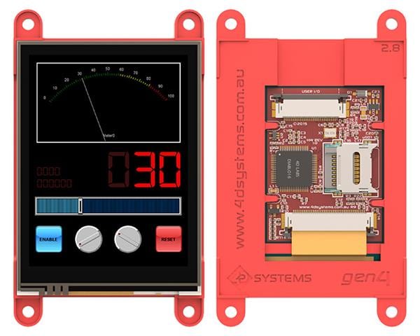 4D Systems gen4-uLCD-28PT – displaymodul