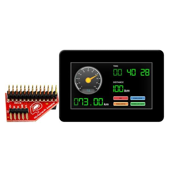 4D Systems gen4-uLCD-43DCT-CLB-SB – displaymodul