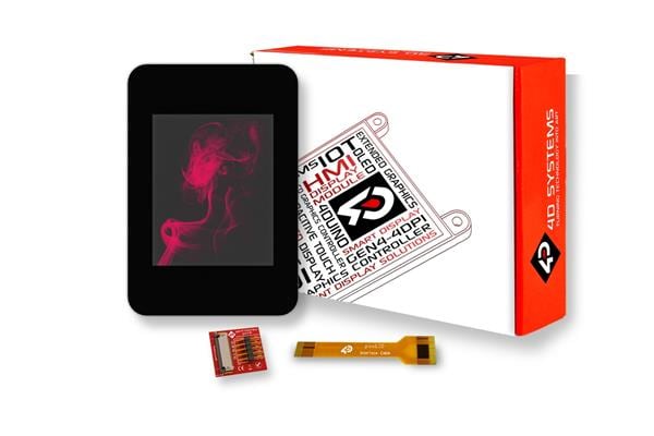 4D Systems pixxiLCD-20P2-CTP-CLB – displaymodul