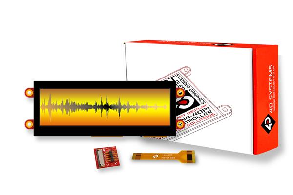 4D Systems pixxiLCD-39P4-CTP – displaymodul