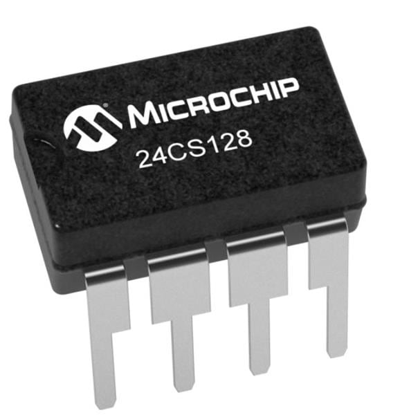 Microchip Technology 24CS128-E/P – minne/lagring