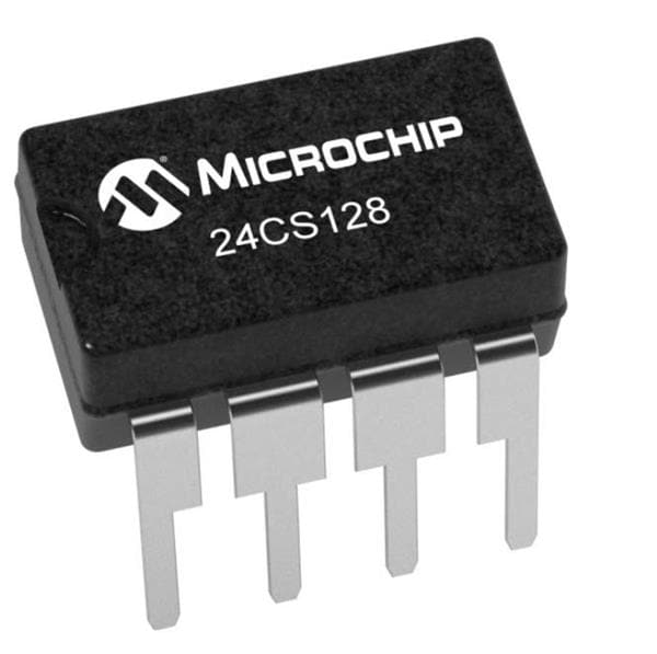 Microchip Technology 24CS128-I/P – minne/lagring
